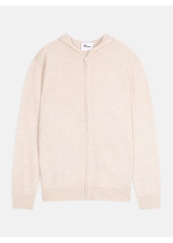 Just Cashmere Kaszmirowy kardigan "Elliot" w kolorze beżowym ze sklepu Limango Polska w kategorii Swetry męskie - zdjęcie 188609738