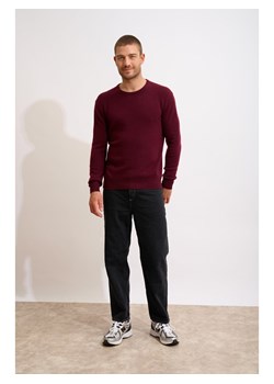 Just Cashmere Kaszmirowy sweter "Gabin" w kolorze bordowym ze sklepu Limango Polska w kategorii Swetry męskie - zdjęcie 188609766