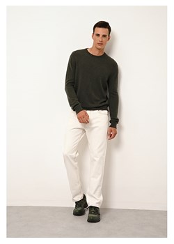 Just Cashmere Kaszmirowy sweter "Howard" w kolorze khaki ze sklepu Limango Polska w kategorii Swetry męskie - zdjęcie 188609825