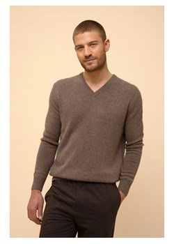 Just Cashmere Kaszmirowy sweter "Nathan" w kolorze brązowym ze sklepu Limango Polska w kategorii Swetry męskie - zdjęcie 188609895