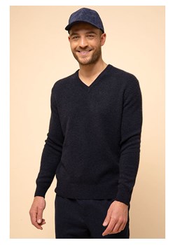 Just Cashmere Kaszmirowy sweter "Nathan" w kolorze granatowym ze sklepu Limango Polska w kategorii Swetry męskie - zdjęcie 188609909