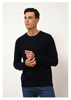 Just Cashmere Kaszmirowy sweter "Noe" w kolorze granatowym ze sklepu Limango Polska w kategorii Swetry męskie - zdjęcie 188609939