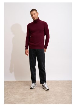 Just Cashmere Kaszmirowy golf "Sacha" w kolorze bordowym ze sklepu Limango Polska w kategorii Swetry męskie - zdjęcie 188610025