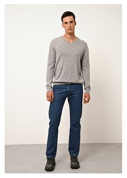 Just Cashmere Kaszmirowy sweter "Walt" w kolorze szarym ze sklepu Limango Polska w kategorii Swetry męskie - zdjęcie 188610087