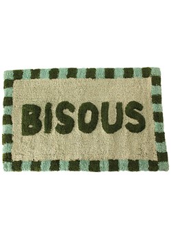 Kersten Dywanik łazienkowy "Bisous" w kolorze zielonym - 50 x 80 cm ze sklepu Limango Polska w kategorii Akcesoria łazienkowe - zdjęcie 188614456