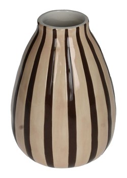 Kersten Wazon "Stripes" w kolorze beżowo-brązowym - wys. 18 x Ø 12 cm ze sklepu Limango Polska w kategorii Wazony - zdjęcie 188614539