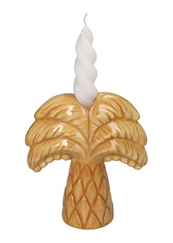 Kersten Świecznik "Palm Tree" w kolorze beżowym - 12,7 x 14,4 x 5,5 cm ze sklepu Limango Polska w kategorii Świeczniki - zdjęcie 188614588