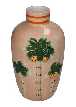 Kersten Wazon "Palm Tree" w kolorze beżowo-zielonym - 14,7 x 23 x 13,3 cm ze sklepu Limango Polska w kategorii Wazony - zdjęcie 188614617