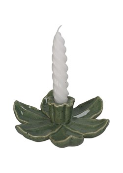 Kersten Świecznik "Flower" w kolorze zielonym - wys. 4,5 x Ø 17 cm ze sklepu Limango Polska w kategorii Świeczniki - zdjęcie 188614625