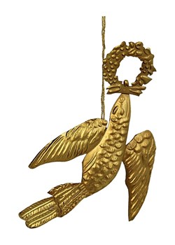 Kersten Ozdoba choinkowa "Hanging Bird" w kolorze złotym - wys. 21 cm ze sklepu Limango Polska w kategorii Dekoracje bożonarodzeniowe - zdjęcie 188614729