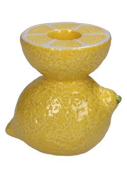 Kersten Świecznik "Lemon" w kolorze żółtym - wys. 10 x Ø 7 cm ze sklepu Limango Polska w kategorii Świeczniki - zdjęcie 188614778