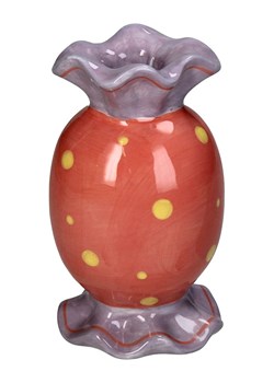 Kersten Świecznik "Candy" w kolorze czerwono-fioletowym - 9 x 16 x 8 cm ze sklepu Limango Polska w kategorii Świeczniki - zdjęcie 188614829