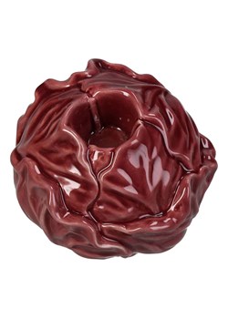 Kersten Świecznik w kolorze czerwonym - wys. 7 x Ø 9 cm ze sklepu Limango Polska w kategorii Świeczniki - zdjęcie 188614835