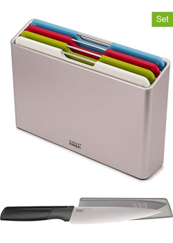 JosephJoseph 6-częściowy zestaw "Folio" w kolorze srebrnym ze wzorem ze sklepu Limango Polska w kategorii Deski - zdjęcie 188615157