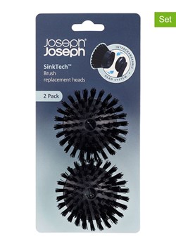 JosephJoseph Wymienne główki (2 szt.) "SinkTech" w kolorze czarnym do szczotki - Ø 7 cm ze sklepu Limango Polska w kategorii Akcesoria kuchenne - zdjęcie 188615299