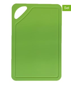 Glasslock Deski (2 szt.) w kolorze zielonym do krojenia - 26 x 17 cm ze sklepu Limango Polska w kategorii Deski - zdjęcie 188615749