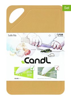 CandL Deski (2 szt.) "Handy" w kolorze żółtym do krojenia - 26,2 x 17 cm ze sklepu Limango Polska w kategorii Deski - zdjęcie 188615755