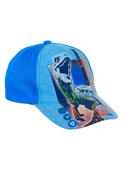 Jurassic World Czapka "Jurassic World" w kolorze niebieskim ze wzorem ze sklepu Limango Polska w kategorii Czapki dziecięce - zdjęcie 188615967