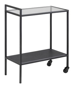 Actona Wózek "Seaford" w kolorze czarnym do serwowania - 60 x 75 x 30 cm ze sklepu Limango Polska w kategorii Regały i witryny - zdjęcie 188616718