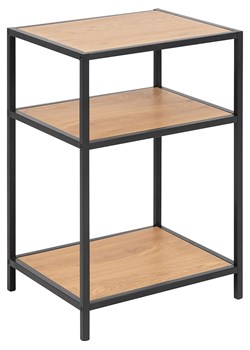 Actona Stolik nocny "Seaford" nocny w kolorze jasnobrązowo-czarnym - 42 x 63 x 35 cm ze sklepu Limango Polska w kategorii Szafy - zdjęcie 188616775