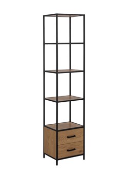 Actona Regał "Seaford" w kolorze czarnym na książki  - 42 x 185 x 35 cm ze sklepu Limango Polska w kategorii Regały i witryny - zdjęcie 188616985