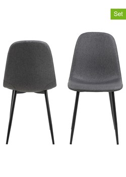 Actona Krzesła (4 szt.) "Celia" w kolorze szarym do jadalni - 54 x 86 x 44 cm ze sklepu Limango Polska w kategorii Meble - zdjęcie 188617287