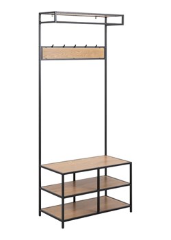 Actona Wieszak "Seaford" w kolorze jasnobrązowo-czarnym na ubrania - 77 x 185 x 40 cm ze sklepu Limango Polska w kategorii Szafy - zdjęcie 188617568