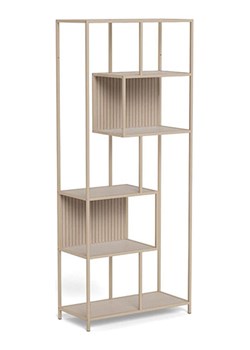 Actona Regał "Seaford" w kolorze jasnoszarym na książki - 77 x 185 x 35 cm ze sklepu Limango Polska w kategorii Regały i witryny - zdjęcie 188617698