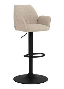 Actona Hocker barowy "Glenda" w kolorze beżowo-czarnym - 52,5 x 114 x 52 cm ze sklepu Limango Polska w kategorii Pufy i siedziska - zdjęcie 188617718