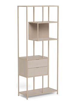 Actona Regał "Seaford" w kolorze jasnoszarym na książki - 77 x 185 x 35 cm ze sklepu Limango Polska w kategorii Regały i witryny - zdjęcie 188617785