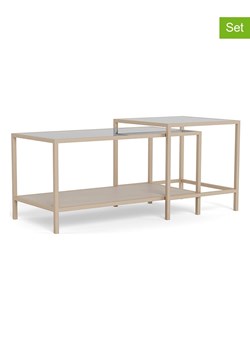 Actona Ławy (2 szt.) "Seaford" w kolorze jasnoszarym ze sklepu Limango Polska w kategorii Stoliki kawowe - zdjęcie 188617908