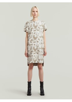 G-Star Sukienka w kolorze beżowo-białym ze sklepu Limango Polska w kategorii Sukienki - zdjęcie 188618389