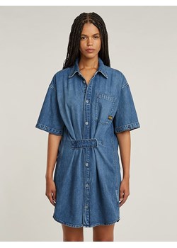 G-Star Sukienka dżinsowa w kolorze niebieskim ze sklepu Limango Polska w kategorii Sukienki - zdjęcie 188618438