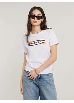 G-Star Koszulka w kolorze białym ze sklepu Limango Polska w kategorii Bluzki damskie - zdjęcie 188619797