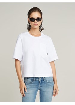 G-Star Koszulka w kolorze białym ze sklepu Limango Polska w kategorii Bluzki damskie - zdjęcie 188619957