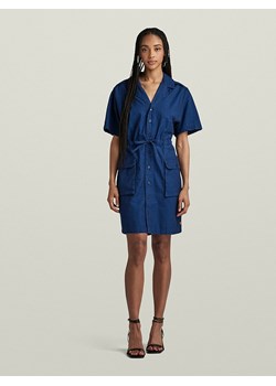 G-Star Sukienka dżinsowa w kolorze granatowym ze sklepu Limango Polska w kategorii Sukienki - zdjęcie 188620439
