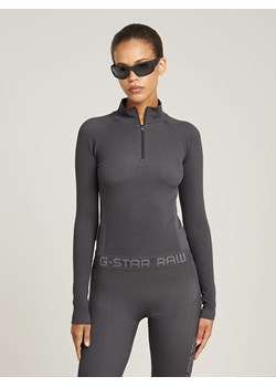 G-Star Koszulka funkcyjna w kolorze szarym ze sklepu Limango Polska w kategorii Bluzki damskie - zdjęcie 188620725