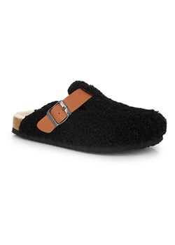 Kimberfeel Kapcie "Scarlett" w kolorze czarno-jasnobrązowym ze sklepu Limango Polska w kategorii Kapcie damskie - zdjęcie 188621765