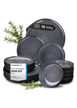 Moritz &amp; Moritz 18-częściowy zestaw "Vida" w kolorze niebieskim ze sklepu Limango Polska w kategorii Naczynia - zdjęcie 188622116