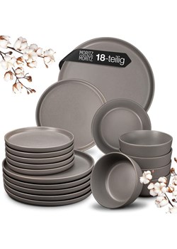 Moritz &amp; Moritz 18-częściowy zestaw "Nordic" w kolorze szarym ze sklepu Limango Polska w kategorii Naczynia - zdjęcie 188622139