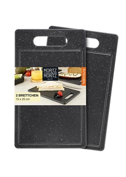 Moritz &amp; Moritz Deski (2 szt.) w kolorze czarnym do krojenia - 25 x 15 cm ze sklepu Limango Polska w kategorii Deski - zdjęcie 188622185