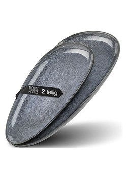 Moritz &amp; Moritz Talerze (2 szt.) "Vida" w kolorze niebieskim do serwowania ze sklepu Limango Polska w kategorii Naczynia - zdjęcie 188622367