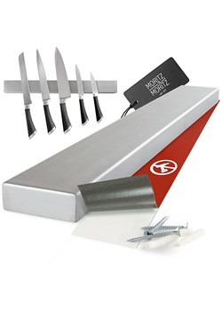 Moritz &amp; Moritz Listwa magnetyczna na noże - dł. 40 cm ze sklepu Limango Polska w kategorii Noże kuchenne - zdjęcie 188622489