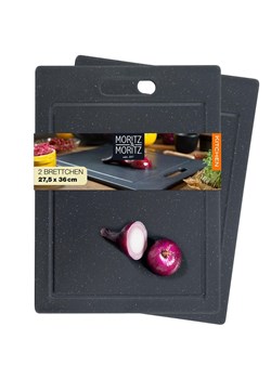 Moritz &amp; Moritz Deski (2 szt.) w kolorze czarnym do krojenia - 36 x 27,5 cm ze sklepu Limango Polska w kategorii Deski - zdjęcie 188622518