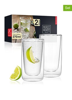 Moritz &amp; Moritz Szklanki (2 szt.) - 270 ml ze sklepu Limango Polska w kategorii Naczynia - zdjęcie 188622587