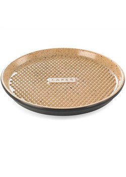 Römertopf Płyta w kolorze czarno-beżowym do grilla - Ø 31,5 cm ze sklepu Limango Polska w kategorii Pozostałe wyposażenie ogrodowe - zdjęcie 188622597