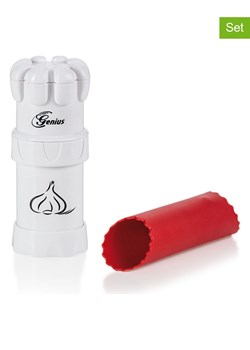 Genius 2-częściowy zestaw "G5" w kolorze biało-czerwonym do czosnku ze sklepu Limango Polska w kategorii Akcesoria kuchenne - zdjęcie 188622865