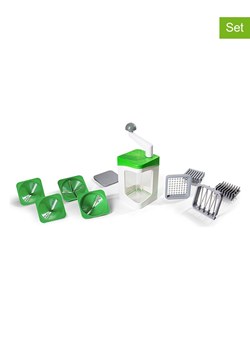 Genius 13-częściowy zestaw "Nicer Dicer Julietti" w kolorze zielonym ze sklepu Limango Polska w kategorii Akcesoria kuchenne - zdjęcie 188622877