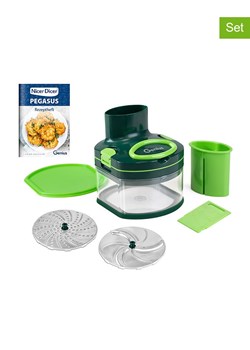 Nicer Dicer 10-częściowy zestaw "Nicer Dicer Pegasus" w kolorze zielonym ze sklepu Limango Polska w kategorii Akcesoria kuchenne - zdjęcie 188622918