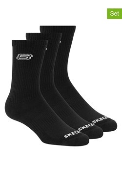 Skechers Skarpety (6 par) w kolorze czarnym ze sklepu Limango Polska w kategorii Skarpetki męskie - zdjęcie 188623027
